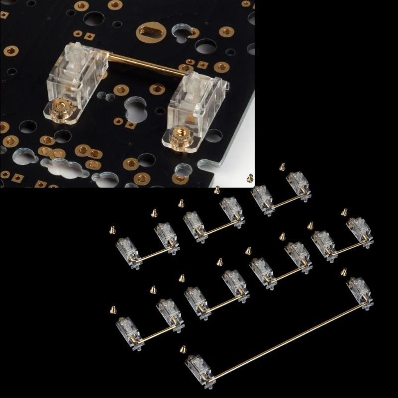Gold Plated Pcb Screw in Stabilizer Mechanical Keyboard Mounted Stabilizer Modifier Key Stabiliser Plate
Gold Plated Pcb Screw in Stabilizer Mechanical Keyboard Mounted Stabilizer Modifier Key Stabiliser Plate