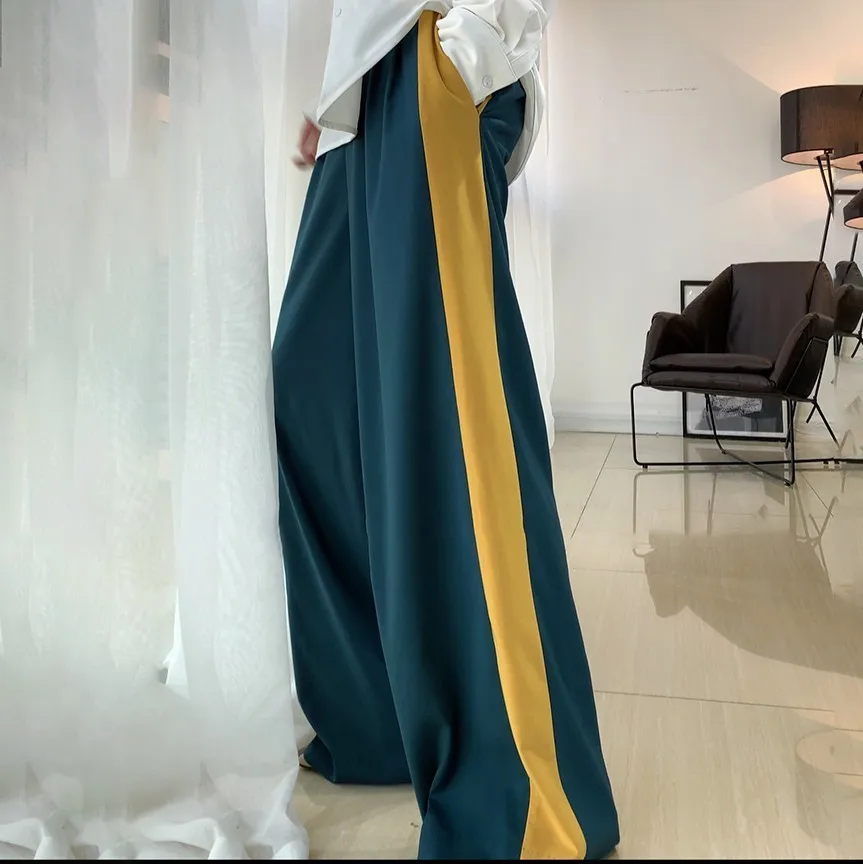 Pants Female Spring Fashion 2021 New Casual Hit Color Long Trousers Women High Waist Big Size Long Wide Leg 
Pants Female Spring Fashion 2021 New Casual Hit Color Long Trousers Women High Waist Big Size Long Wide Leg