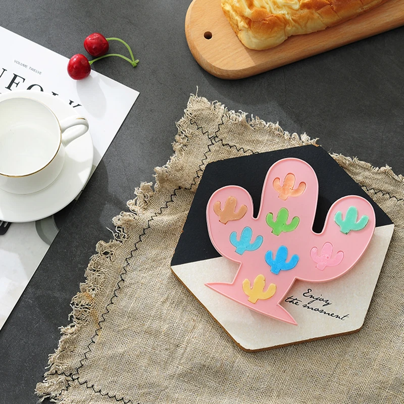 

Kitchen Baking Silicone Mold DIY Homemade Cactus Shape Biscuit Mould Chocolate Cake Cookies Gadget Pastry Ice Tray Dessert Tools