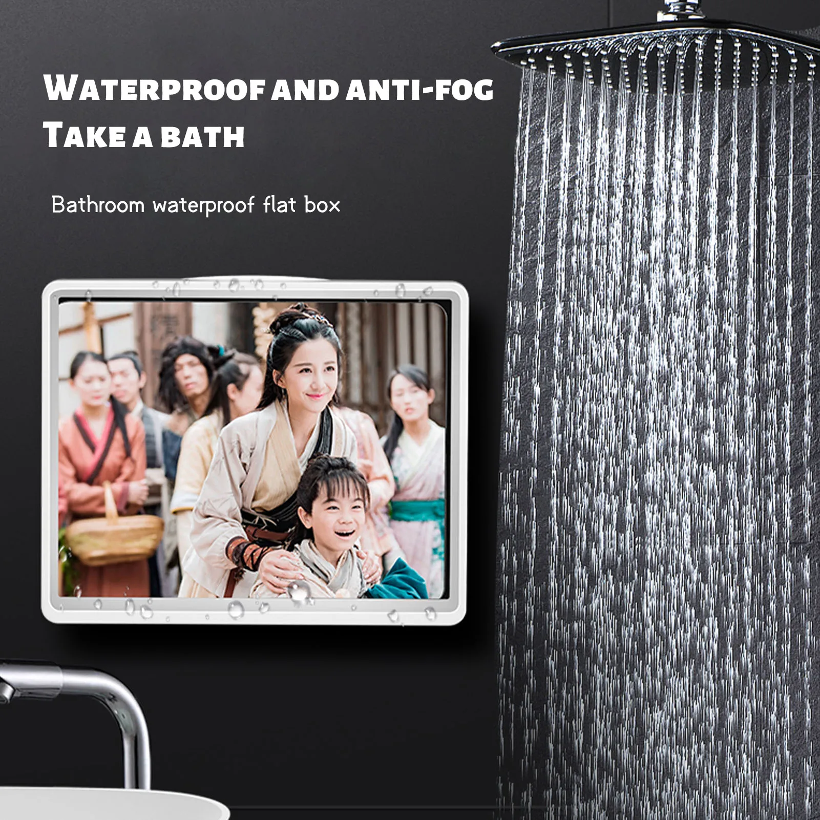 Universal Bathroom Waterproof Case Water Proof Wall Tablet Touch Screen Self-adhesive Holder Storage Toilet Box For IPAD Phone
Universal Bathroom Waterproof Case Water Proof Wall Tablet Touch Screen Self-adhesive Holder Storage Toilet Box For IPAD Phone