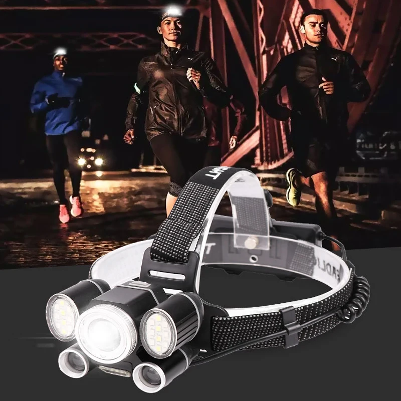 XHP50 Most Bright Warning Running HeadLamp Powerful 18650 Headlight USB Rechargeable Portable Lantern Rotary Zoom With Red Blue
XHP50 Most Bright Warning Running HeadLamp Powerful 18650 Headlight USB Rechargeable Portable Lantern Rotary Zoom With Red Blue