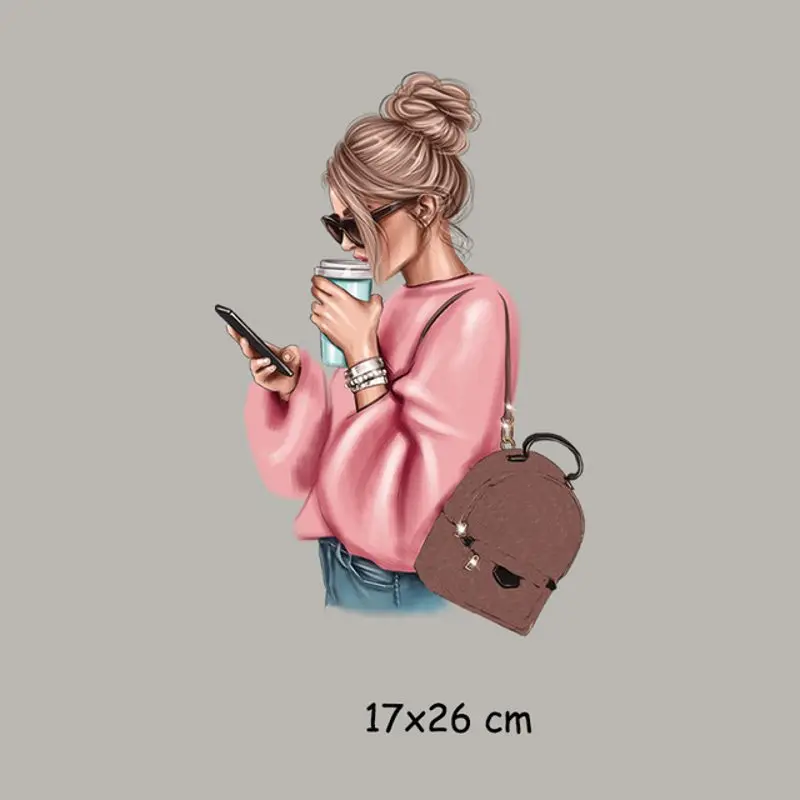 17x26cm Fashion Beauty Girl Iron On Patches For DIY Heat Transfer Clothes T-Shirt Thermal Stickers Decoration Printing 
17x26cm Fashion Beauty Girl Iron On Patches For DIY Heat Transfer Clothes T-Shirt Thermal Stickers Decoration Printing