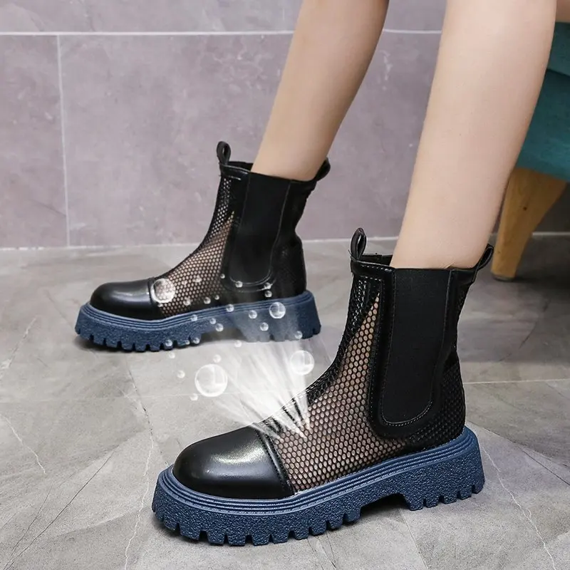 2022 Women's Shoes Casual Shoes Summer Mesh Boot Ankle Platform Thick Flat Shoe Botas De Mujer
2022 Women's Shoes Casual Shoes Summer Mesh Boot Ankle Platform Thick Flat Shoe Botas De Mujer