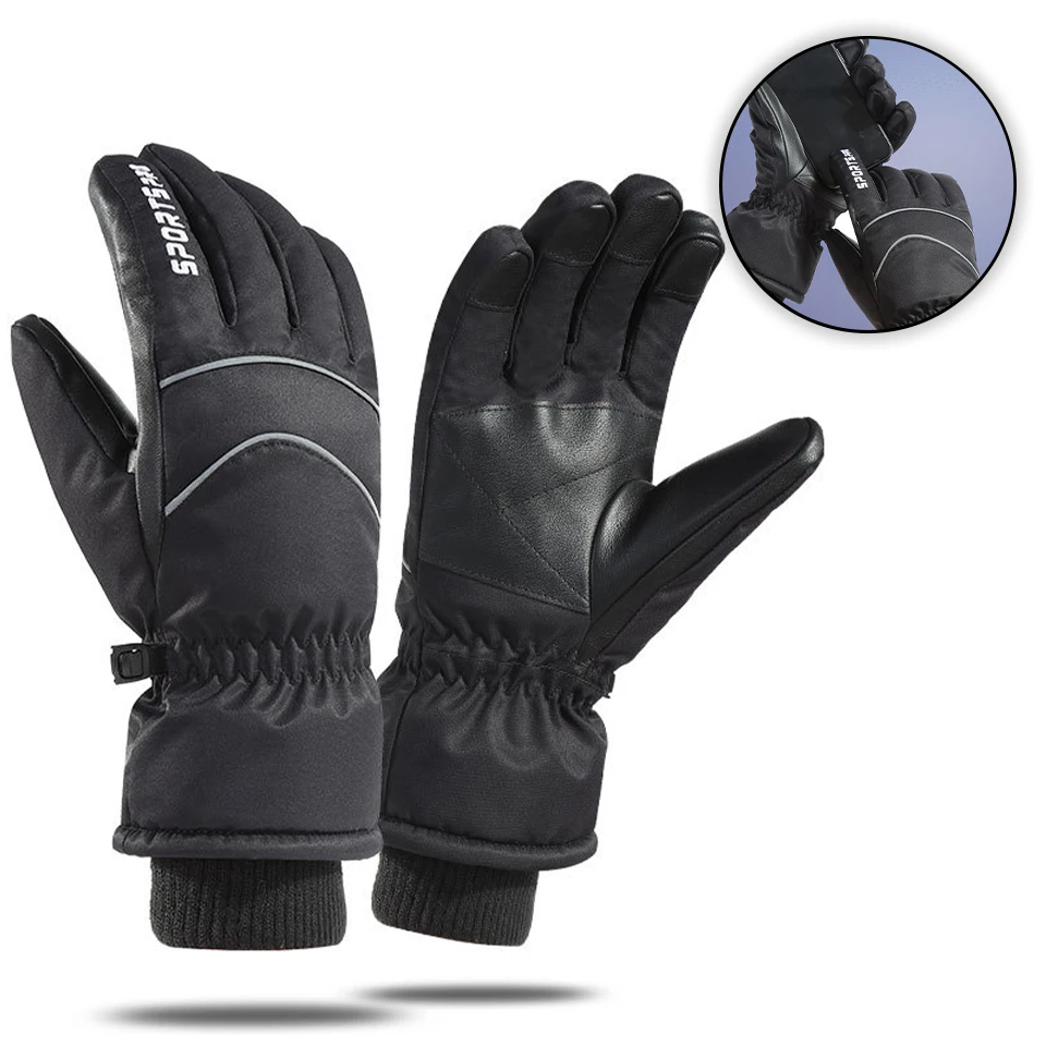 KoKossi Waterproof Ski Gloves Winter Warmth Touch Screen Men Women Sports Windproof Add Soft Velvet Anti-slip Skiing Gloves
KoKossi Waterproof Ski Gloves Winter Warmth Touch Screen Men Women Sports Windproof Add Soft Velvet Anti-slip Skiing Gloves