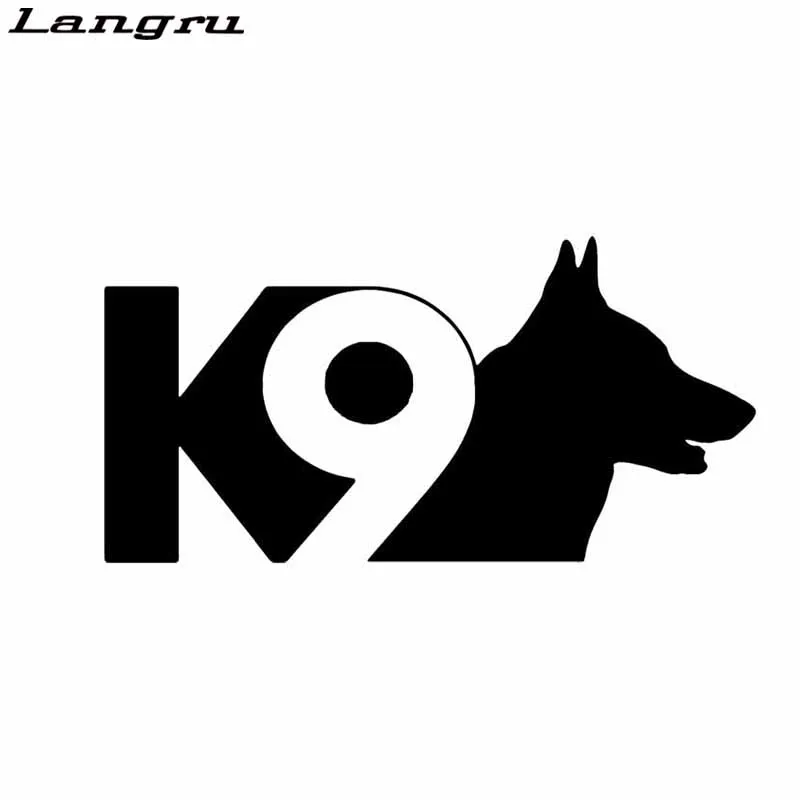 Langru 16 см * 8 K-9 собака Винил Материал стикер для автомобиля Аксессуары Jdm |