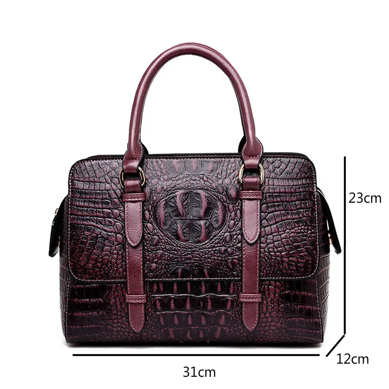 Bestform Alligator Fashion Designer Bag 2021 New Luxury Handbag Large Capacity Soft Leather Shoulder Bags Female Casual Tote
Bestform Alligator Fashion Designer Bag 2021 New Luxury Handbag Large Capacity Soft Leather Shoulder Bags Female Casual Tote