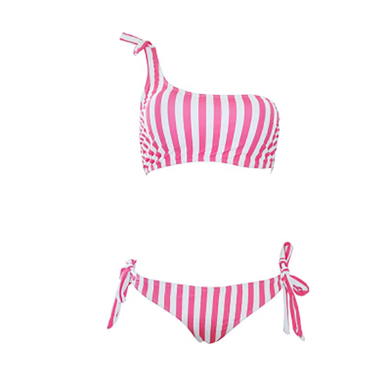 2020 Small Fresh Striped Swimsuit One-shoulder Strap High-waist Thong Bikini New Ladies Split Swimsuit
2020 Small Fresh Striped Swimsuit One-shoulder Strap High-waist Thong Bikini New Ladies Split Swimsuit