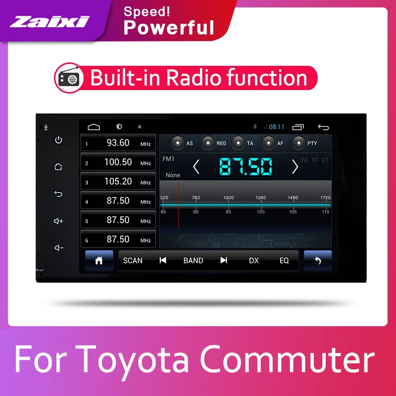 ZaiXi 2din Car multimedia Android Autoradio Car Radio GPS player For Toyota Commuter 2004~2019 Bluetooth WiFi Mirror link Navi
ZaiXi 2din Car multimedia Android Autoradio Car Radio GPS player For Toyota Commuter 2004~2019 Bluetooth WiFi Mirror link Navi