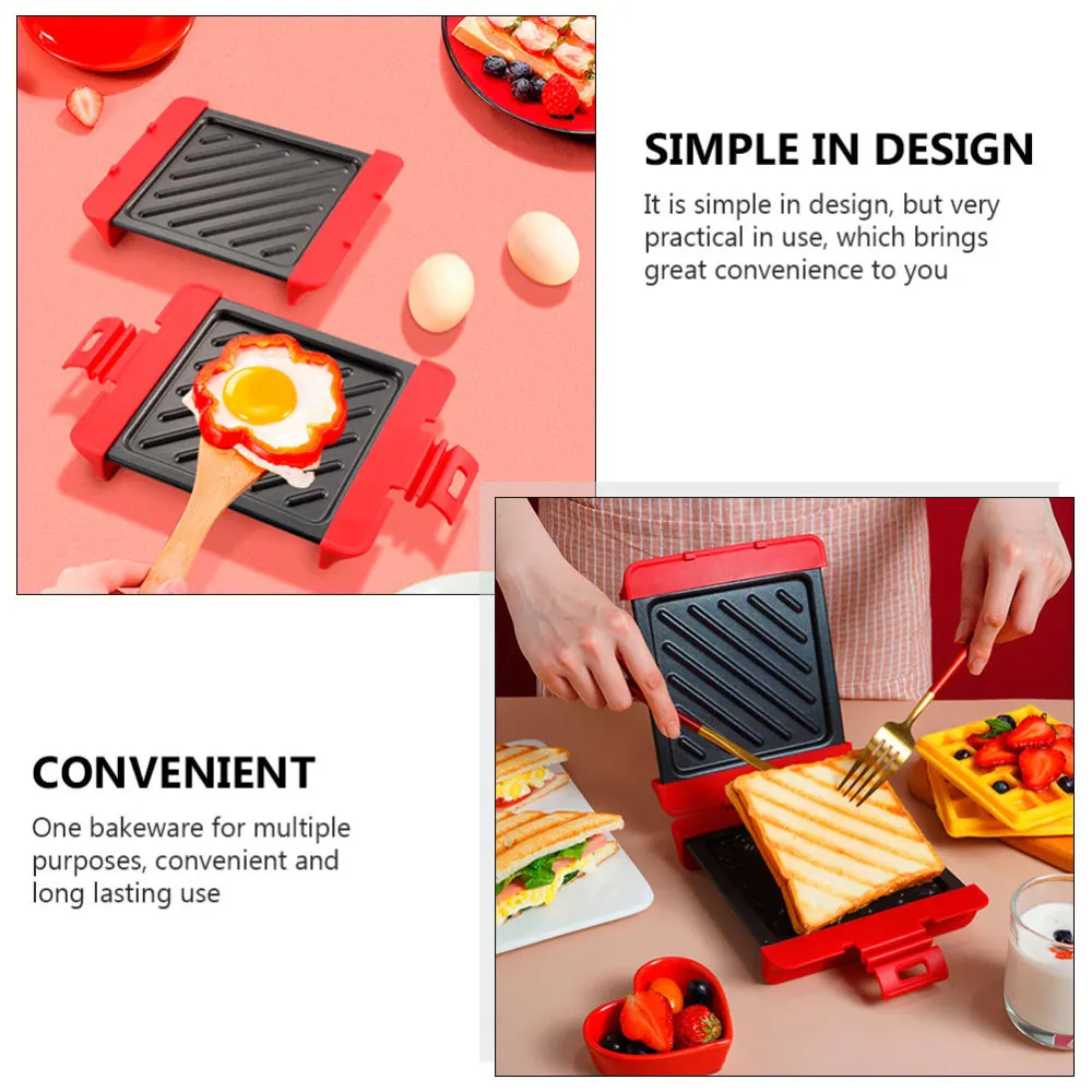 1pc Home Microwave Oven Grill Plate Sandwich Bread Baking Tray (Assorted Color)
1pc Home Microwave Oven Grill Plate Sandwich Bread Baking Tray (Assorted Color)
