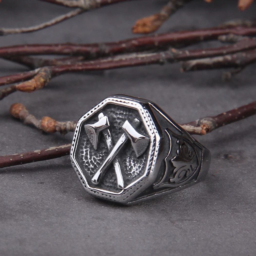 Wholesale Slavic Perun Axe Biker Ring Stainless Steel Jewelry Punk Classic Slavic Perun Motor Biker Ring For Men
Wholesale Slavic Perun Axe Biker Ring Stainless Steel Jewelry Punk Classic Slavic Perun Motor Biker Ring For Men