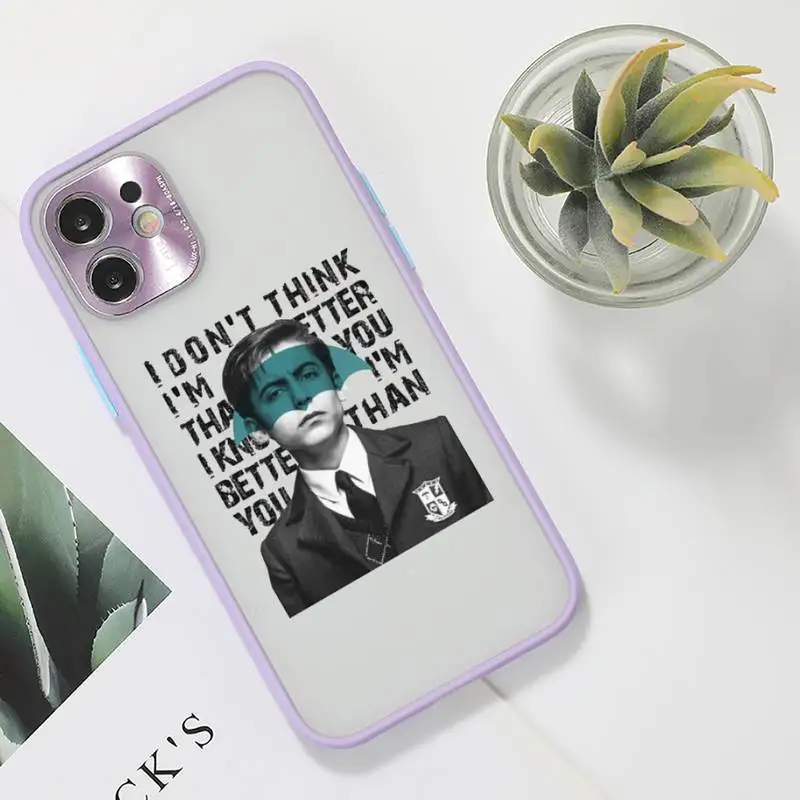 Fundas Umbrella Academy Phone Case For iPhone 12 11 Mini Pro XR XS Max 7 8 Plus X Matte transparent Purple Back Cover
Fundas Umbrella Academy Phone Case For iPhone 12 11 Mini Pro XR XS Max 7 8 Plus X Matte transparent Purple Back Cover