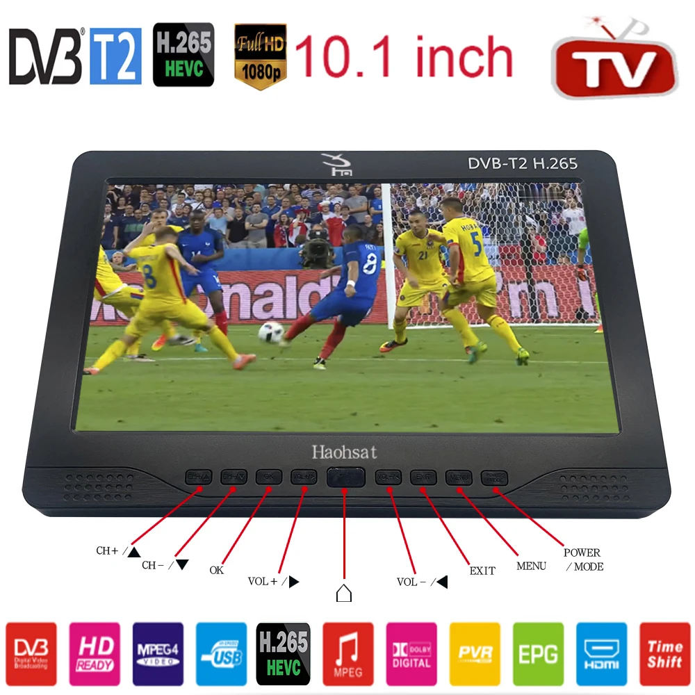 ТВ-приставка Haohsat, 10,1 дюйма, HD, портативная ТВ-приставка, DVB-T2 ATSC, цифровая и аналоговая мини-приставка для автомобильного телевидения, поддер...
ТВ-приставка Haohsat, 10,1 дюйма, HD, портативная ТВ-приставка, DVB-T2 ATSC, цифровая и аналоговая мини-приставка для автомобильного телевидения, поддер...