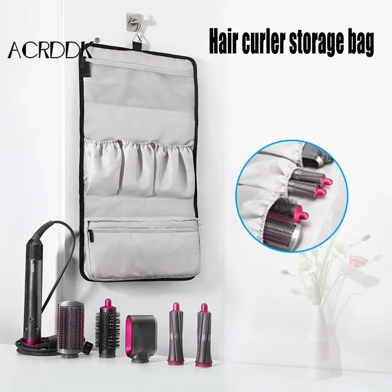 Storage Bag Compatible for Dyson Airwrap Styler Accessories Holder Multiple Pouches with Hook Hanger FL
Storage Bag Compatible for Dyson Airwrap Styler Accessories Holder Multiple Pouches with Hook Hanger FL
