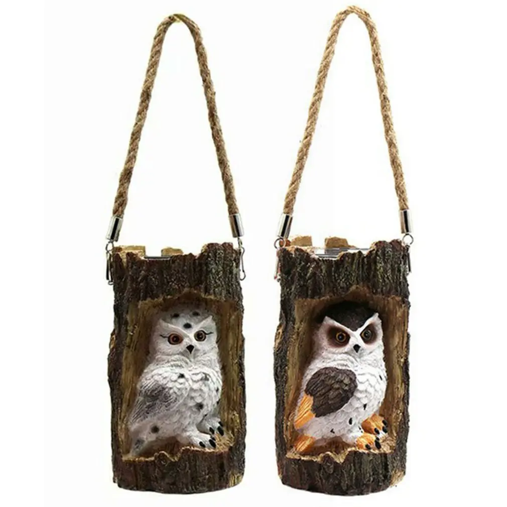 New Solar Lantern Courtyard Waterproof Hanging Owl Lawn Night Light Tree Hole Owl Lamp Suspended Stump Garden Lights
New Solar Lantern Courtyard Waterproof Hanging Owl Lawn Night Light Tree Hole Owl Lamp Suspended Stump Garden Lights