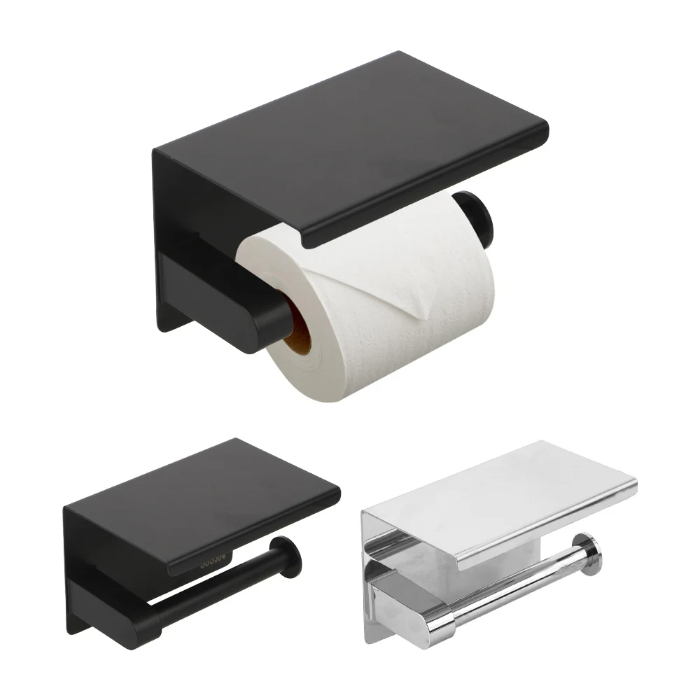 HILIFE Wall Mounted Toilet Paper Holder Toilet Roll Holder Bathroom Accessories Stainless Steel Phone Storage Shelf
HILIFE Wall Mounted Toilet Paper Holder Toilet Roll Holder Bathroom Accessories Stainless Steel Phone Storage Shelf