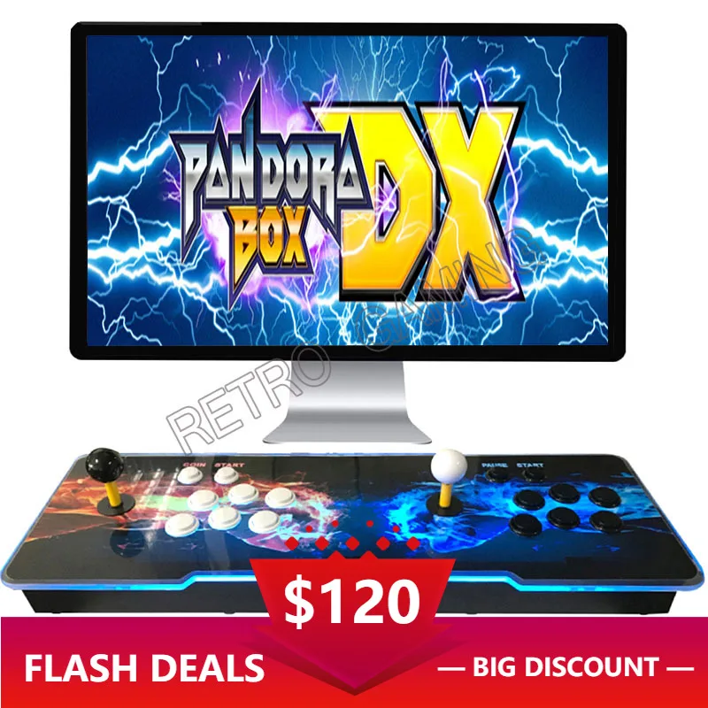 Pandora Box DX 3000 в 1 аркадная консоль 2/4 игроков геймпад джойстик контроллер видео WIFI онлайн скачать игры пользовательский стикер
Pandora Box DX 3000 в 1 аркадная консоль 2/4 игроков геймпад джойстик контроллер видео WIFI онлайн скачать игры пользовательский стикер