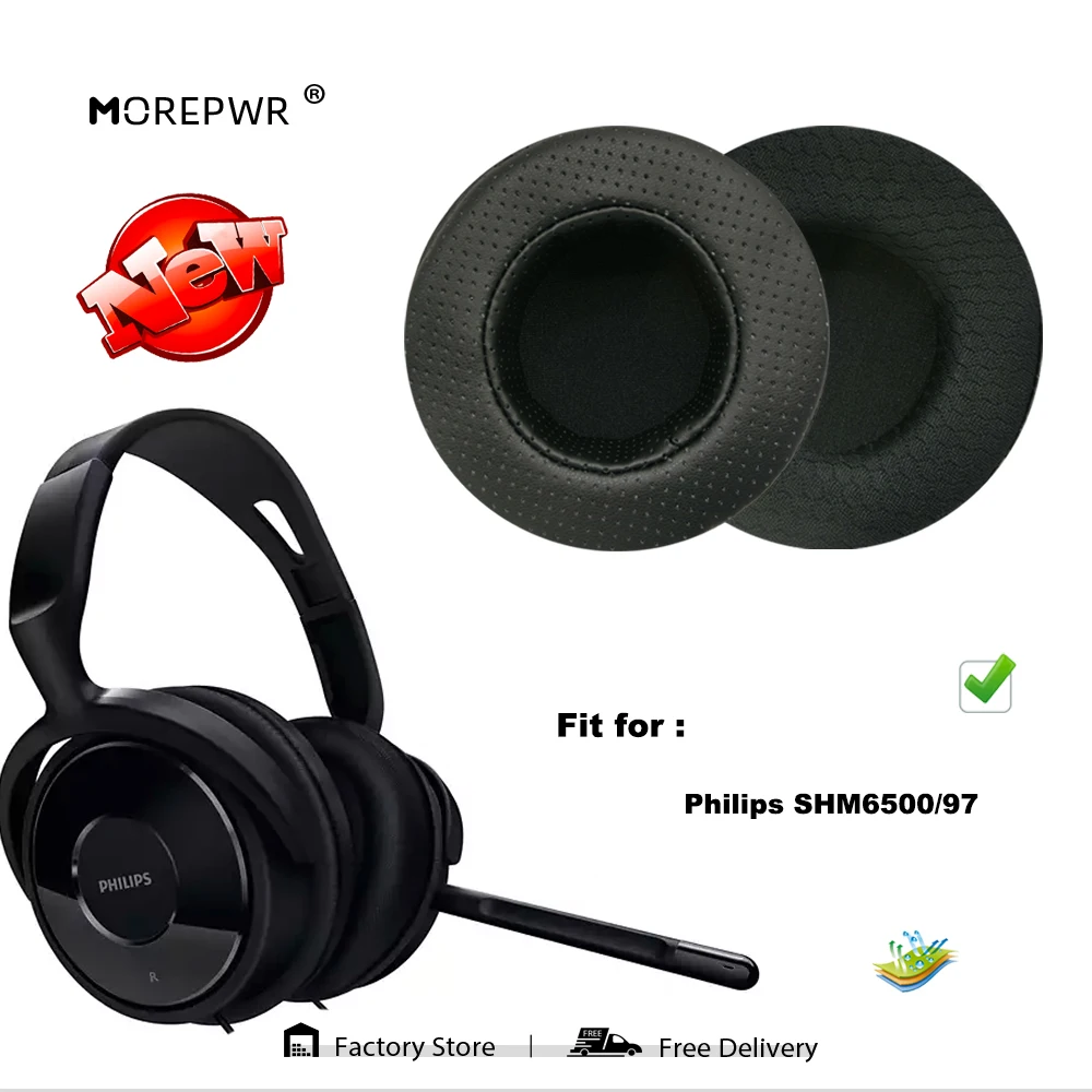 Morepwr New Upgrade Replacement Ear Pads for Philips SHM6500/97 Headset Parts Leather Cushion Velvet Earmuff
Morepwr New Upgrade Replacement Ear Pads for Philips SHM6500/97 Headset Parts Leather Cushion Velvet Earmuff