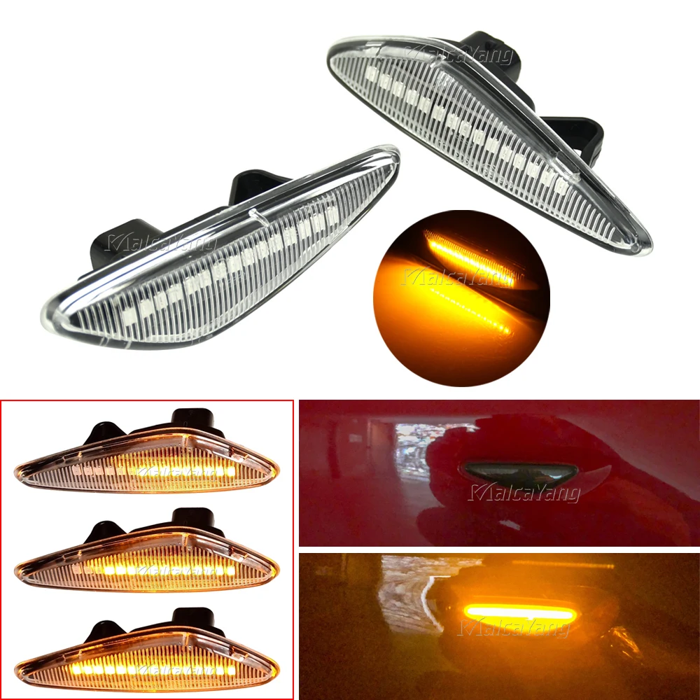 2XDynamic Smoke LED Side Marker Turn Signal Lamp Light For Mazda MX-5 RX8 08-12 6 Atenza GH 10-13 5 Premacy CW Fiat 124 Spider
2XDynamic Smoke LED Side Marker Turn Signal Lamp Light For Mazda MX-5 RX8 08-12 6 Atenza GH 10-13 5 Premacy CW Fiat 124 Spider