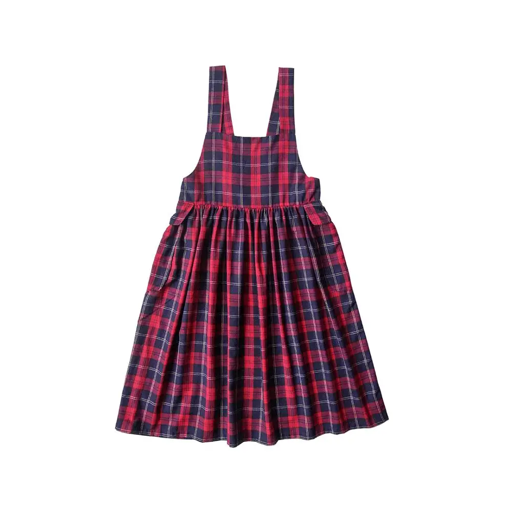 makokoni red plaid suspender skirt original women's clothing design institute mid-length female autumn and winter models
makokoni red plaid suspender skirt original women's clothing design institute mid-length female autumn and winter models