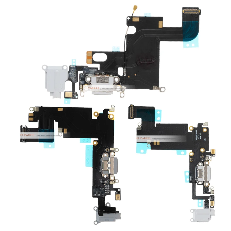 10 шт./лот USB док станция с зарядным портом гибкий кабель для iPhone 6G 6S Plus гибкой