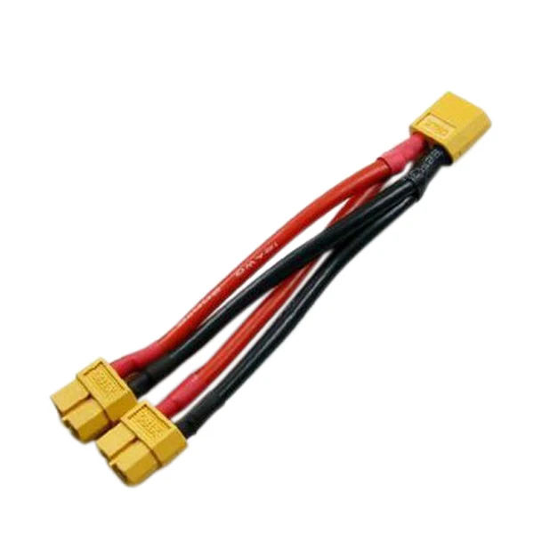 XT60 Connector 2 Female To 1 Males Parallel Connection Cable 100mm for RC Helicopters Quadcopter Airplane Car Boat 14AWG
XT60 Connector 2 Female To 1 Males Parallel Connection Cable 100mm for RC Helicopters Quadcopter Airplane Car Boat 14AWG