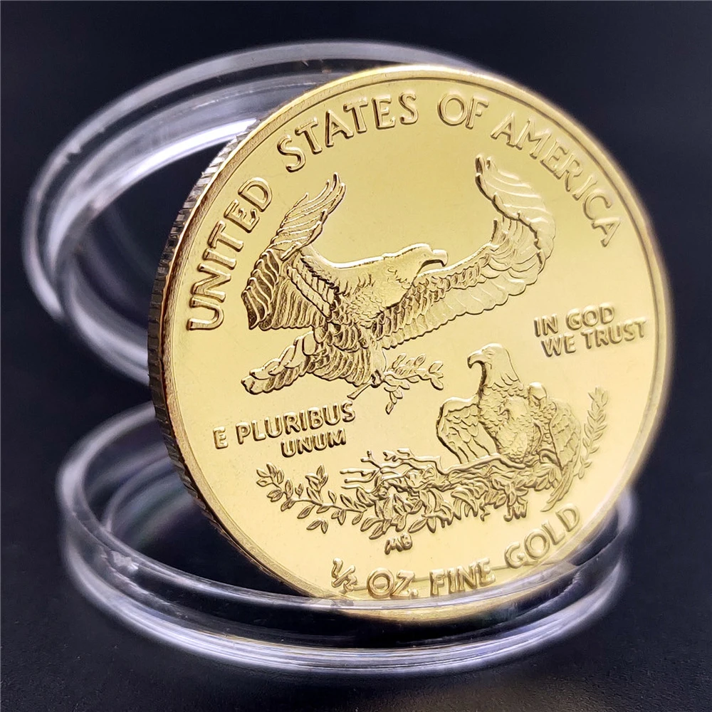 

2021 Новый Статуя Свободы креативные памятные коллекционные монеты позолоченные старинная медаль МОНЕТА значок
