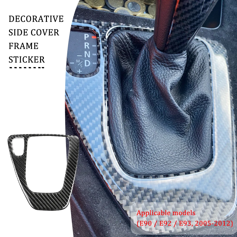 High Quality ABS Car Gear Shift Panel Knob Cover Carbon Fiber Decal Car Shift Box Panel Cover For BMW E90 E92 E93 Interior
High Quality ABS Car Gear Shift Panel Knob Cover Carbon Fiber Decal Car Shift Box Panel Cover For BMW E90 E92 E93 Interior