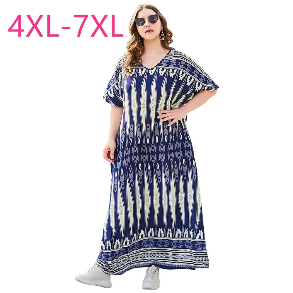 New 2021 summer plus size ankle length dress for women loose casual short sleeve blue stripe straight long dress 4XL 5XL 6XL 7XL
New 2021 summer plus size ankle length dress for women loose casual short sleeve blue stripe straight long dress 4XL 5XL 6XL 7XL