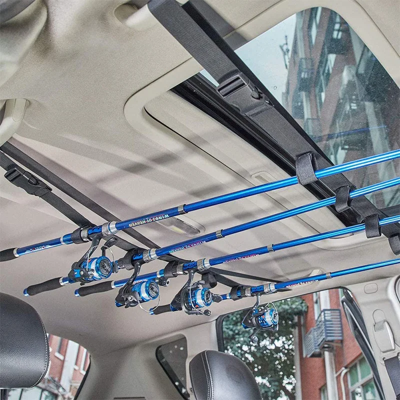 2Pcs Vehicle Fishing Rod Holder Adjustable Nylon Car Fishing Pole Rack Holder Straps Roof Rack Fishing Rod Carrier for SUVs Vans
2Pcs Vehicle Fishing Rod Holder Adjustable Nylon Car Fishing Pole Rack Holder Straps Roof Rack Fishing Rod Carrier for SUVs Vans