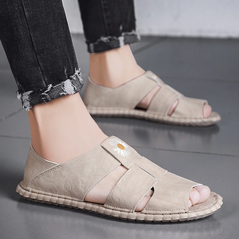 Sandals Men Beach Man Beach Flip Flops Men Sandals 2020 Leather Couple Wear Shoes Sandalias Deportivas Hombre Sandalia Rasteira
Sandals Men Beach Man Beach Flip Flops Men Sandals 2020 Leather Couple Wear Shoes Sandalias Deportivas Hombre Sandalia Rasteira