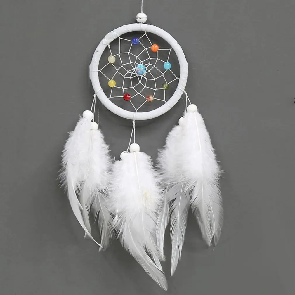 Dream Catcher Accessories Feather Pendant Decoration Ornament CircularWhiteOC-2008
Dream Catcher Accessories Feather Pendant Decoration Ornament CircularWhiteOC-2008