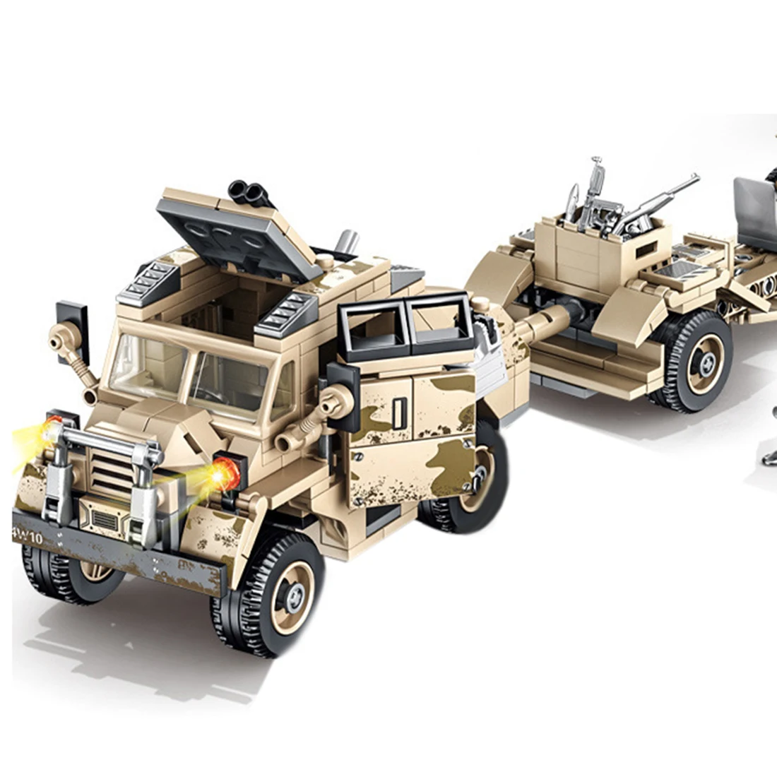 464Pcs Military Howitzer Tractor Building Blocks Army Vehicle Soldier Bricks Toy For Children Kid Educational Toys Birthday Gift
464Pcs Military Howitzer Tractor Building Blocks Army Vehicle Soldier Bricks Toy For Children Kid Educational Toys Birthday Gift