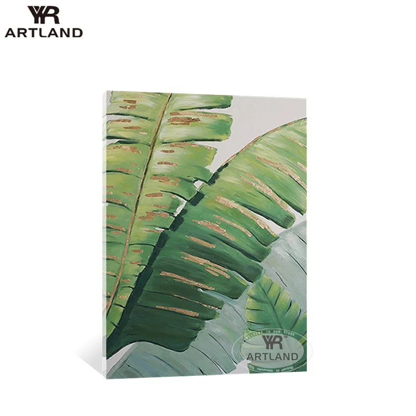 Quadro pictures for wall decoration Handmade canvas oil painting abstract green leaves landscape hanging picture poster for room
Quadro pictures for wall decoration Handmade canvas oil painting abstract green leaves landscape hanging picture poster for room