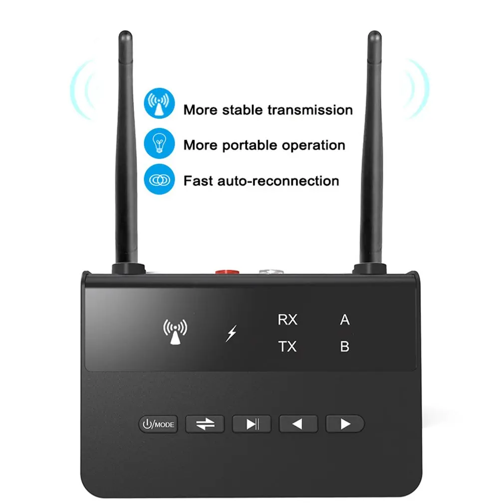 2-in-1 Long Range Wireless 5.0 Receiver Ultra Low Latency Portable Wireless Audio Receiver For HiFi 80m
2-in-1 Long Range Wireless 5.0 Receiver Ultra Low Latency Portable Wireless Audio Receiver For HiFi 80m