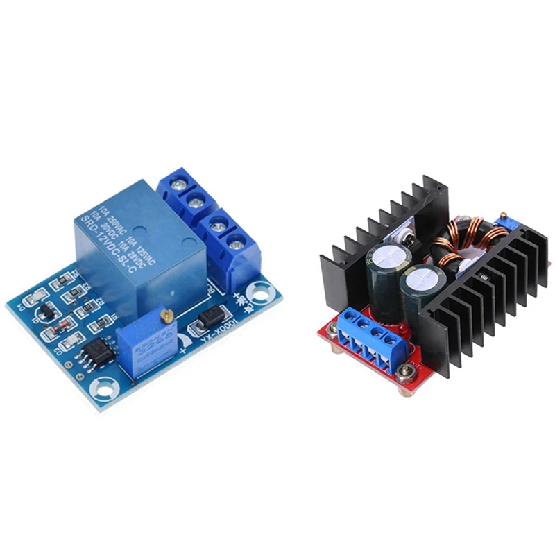 1X YX-X0001 DC 12V Battery Undervoltage Management Module & 1PCS 150W 10-32V To 12-35V Step Up Boost Converter Module
1X YX-X0001 DC 12V Battery Undervoltage Management Module & 1PCS 150W 10-32V To 12-35V Step Up Boost Converter Module
