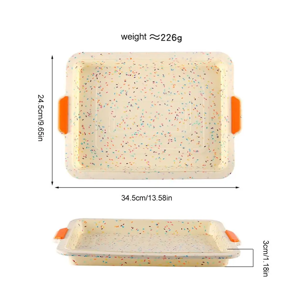 Cake Baking Pan Reusable Square Silicone Baking Pan High Temperature Resistant Non-stick Mold Pan Bread Cake Mold Diy Pan
Cake Baking Pan Reusable Square Silicone Baking Pan High Temperature Resistant Non-stick Mold Pan Bread Cake Mold Diy Pan