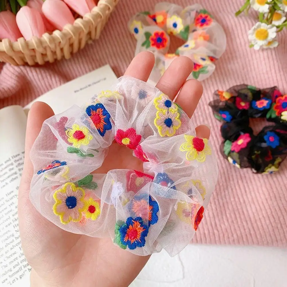 Girl Tulle Hair Rope Embroidery Flower Elastic Rubber Band Ponytail Headwear Headdress
Girl Tulle Hair Rope Embroidery Flower Elastic Rubber Band Ponytail Headwear Headdress