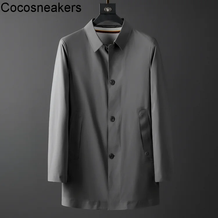 New Capable business gentleman high-end seamless glue pressing handsome Lapel with cotton inside medium and long simple casual
New Capable business gentleman high-end seamless glue pressing handsome Lapel with cotton inside medium and long simple casual