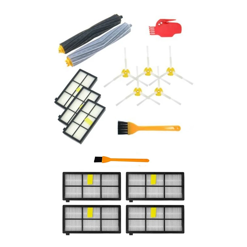 2 Set Vacuum Cleaner Parts: 1 Set Side Brush HEPA Filter Roller Brush & 1 Set HEPA Filters
2 Set Vacuum Cleaner Parts: 1 Set Side Brush HEPA Filter Roller Brush & 1 Set HEPA Filters