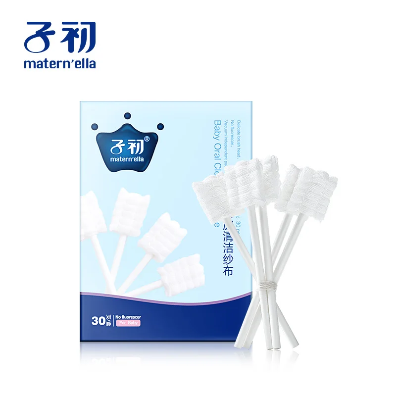 maternella Baby oral cleaning gauze finger set toothbrush baby wash tongue artifact 0-1-2 years old 30 pcs/ box
maternella Baby oral cleaning gauze finger set toothbrush baby wash tongue artifact 0-1-2 years old 30 pcs/ box