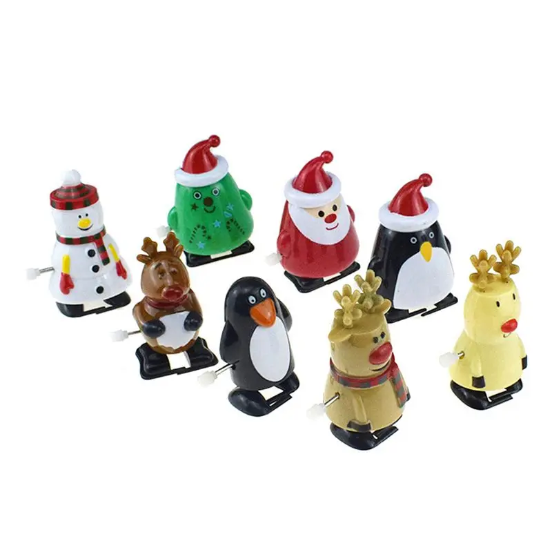 8pc Christmas Santa Claus Elk Penguin Snowman Clockwork Toy Upper Chain Christmas Gift
8pc Christmas Santa Claus Elk Penguin Snowman Clockwork Toy Upper Chain Christmas Gift