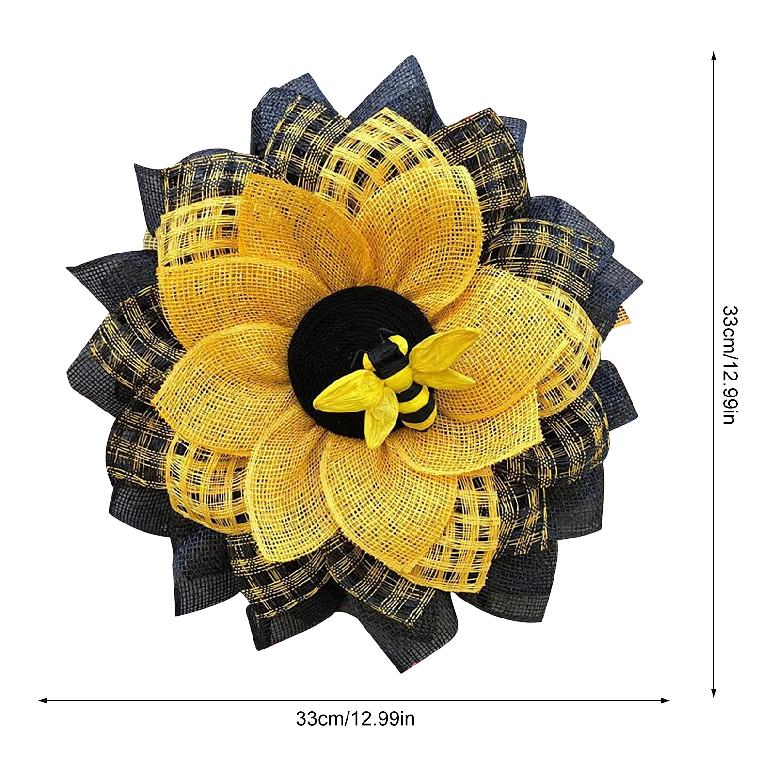 Spring Bee Sunflower Wreath Bee Day Decoration Door Hanging Ornament Easter Decoration Mothers Day Decorations Bee Decoration
Spring Bee Sunflower Wreath Bee Day Decoration Door Hanging Ornament Easter Decoration Mothers Day Decorations Bee Decoration