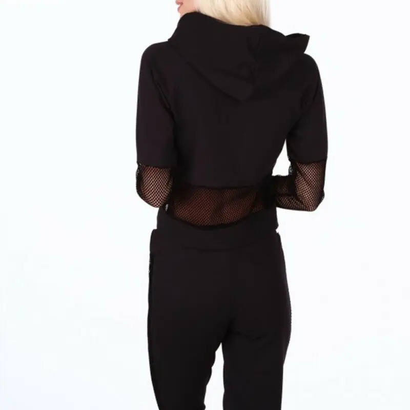 2Pcs Womens Fashion Mesh Tracksuits Sets Hooded Crop Tops Pants Sport Sweatshirt Ladies Casual Clothes Set
2Pcs Womens Fashion Mesh Tracksuits Sets Hooded Crop Tops Pants Sport Sweatshirt Ladies Casual Clothes Set