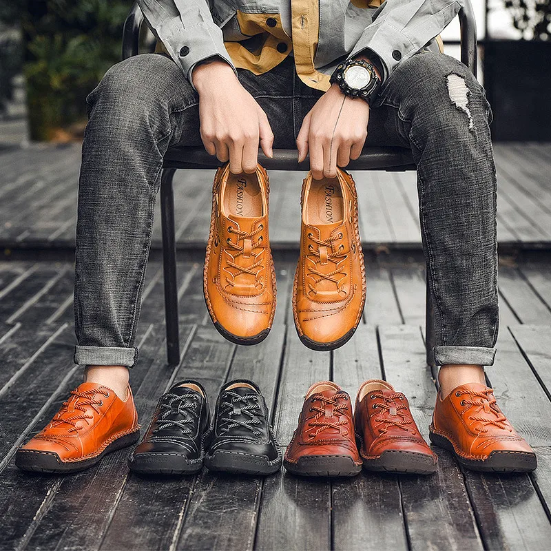 Wear-resistant Tourism Brand Shoes For Men Casual High Quality Personality Non-slip Fashion Formal Office Business Large Size
Wear-resistant Tourism Brand Shoes For Men Casual High Quality Personality Non-slip Fashion Formal Office Business Large Size