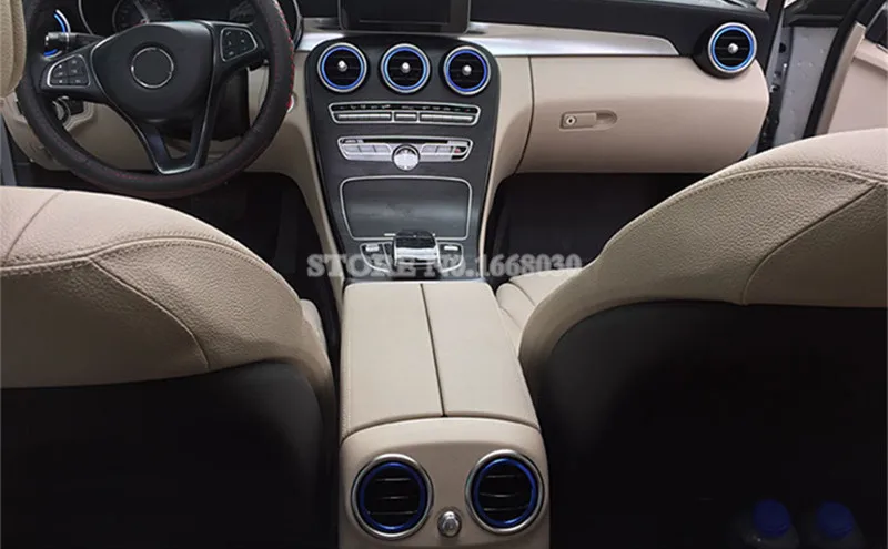 Blue Inner Air Vent Outlet Cover Ring 7pcs For Mercedes Benz GLC X253 2015-2020 Car accesories interior Car decoration
Blue Inner Air Vent Outlet Cover Ring 7pcs For Mercedes Benz GLC X253 2015-2020 Car accesories interior Car decoration