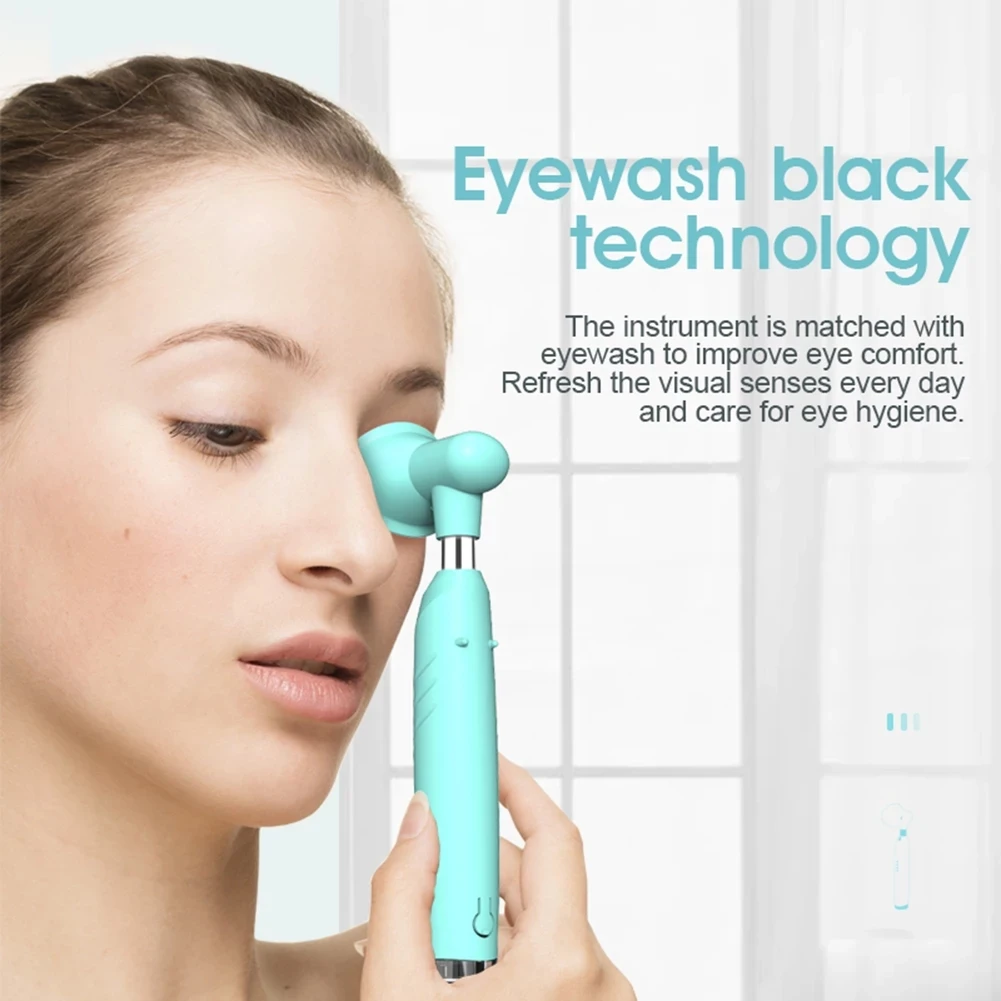 

Eye Care Cleaning Instrument Liquid Antibacterial Sonic Eye Washer Relief Fatigue Tool Face Spa Moisturizing Eyes Beauty Device