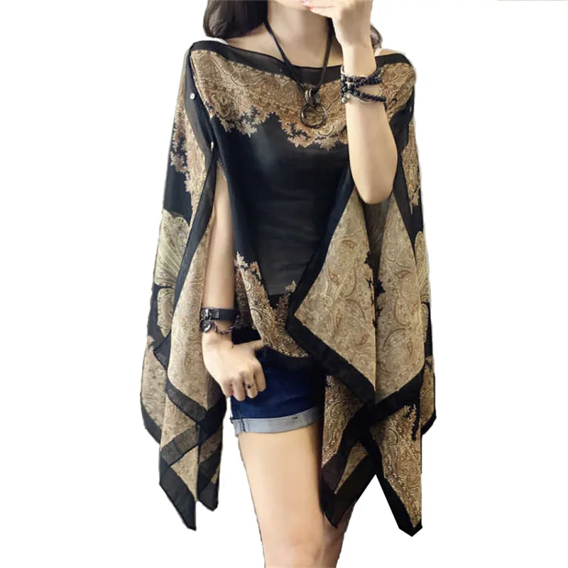 Summer Woman Loose Scarf Shirts Long Sleeve Blouses Shawl Thin Fabala Chiffon Cover Ups Plus Size Sunscreen Shirt Protection
Summer Woman Loose Scarf Shirts Long Sleeve Blouses Shawl Thin Fabala Chiffon Cover Ups Plus Size Sunscreen Shirt Protection