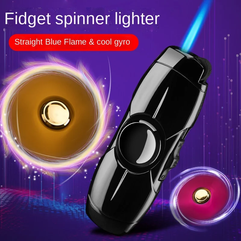 Inflatable Lighter Straight To Your Fingertips Gyro Cigarette Lighter Creative Rotating Gyro Windproof Lighter Smoking
Inflatable Lighter Straight To Your Fingertips Gyro Cigarette Lighter Creative Rotating Gyro Windproof Lighter Smoking