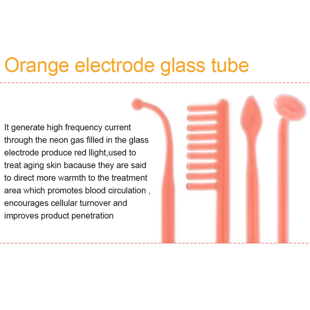 4 In 1 High Frequency Electrode Wand Electrotherapy Glass Tube Beauty Device Acne Spot Remover Facial Skin Care Spa 110V-240V
4 In 1 High Frequency Electrode Wand Electrotherapy Glass Tube Beauty Device Acne Spot Remover Facial Skin Care Spa 110V-240V