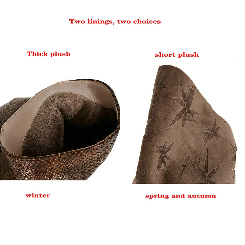 Crocodile Skin PU Leather Women Knee High Boots Chunky Heel Pointed Toe Ladies Long Boots Autumn Winter Female Shoes Plus Size
Crocodile Skin PU Leather Women Knee High Boots Chunky Heel Pointed Toe Ladies Long Boots Autumn Winter Female Shoes Plus Size